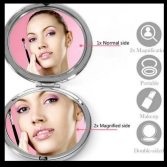 Reflective Crystal Mirror Compact - Picture 8 of 12